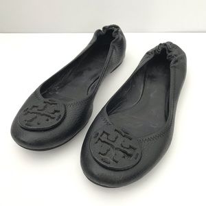 Tory Burch | Reva Flats Pebbled Leather